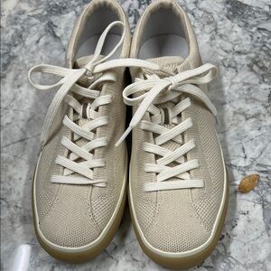 Rothy's Cream Knit Sneakers